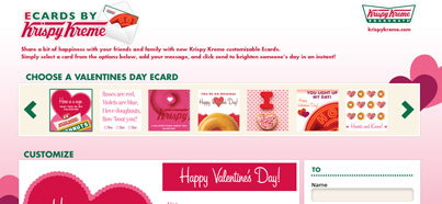 e-cards by Krispy kreme